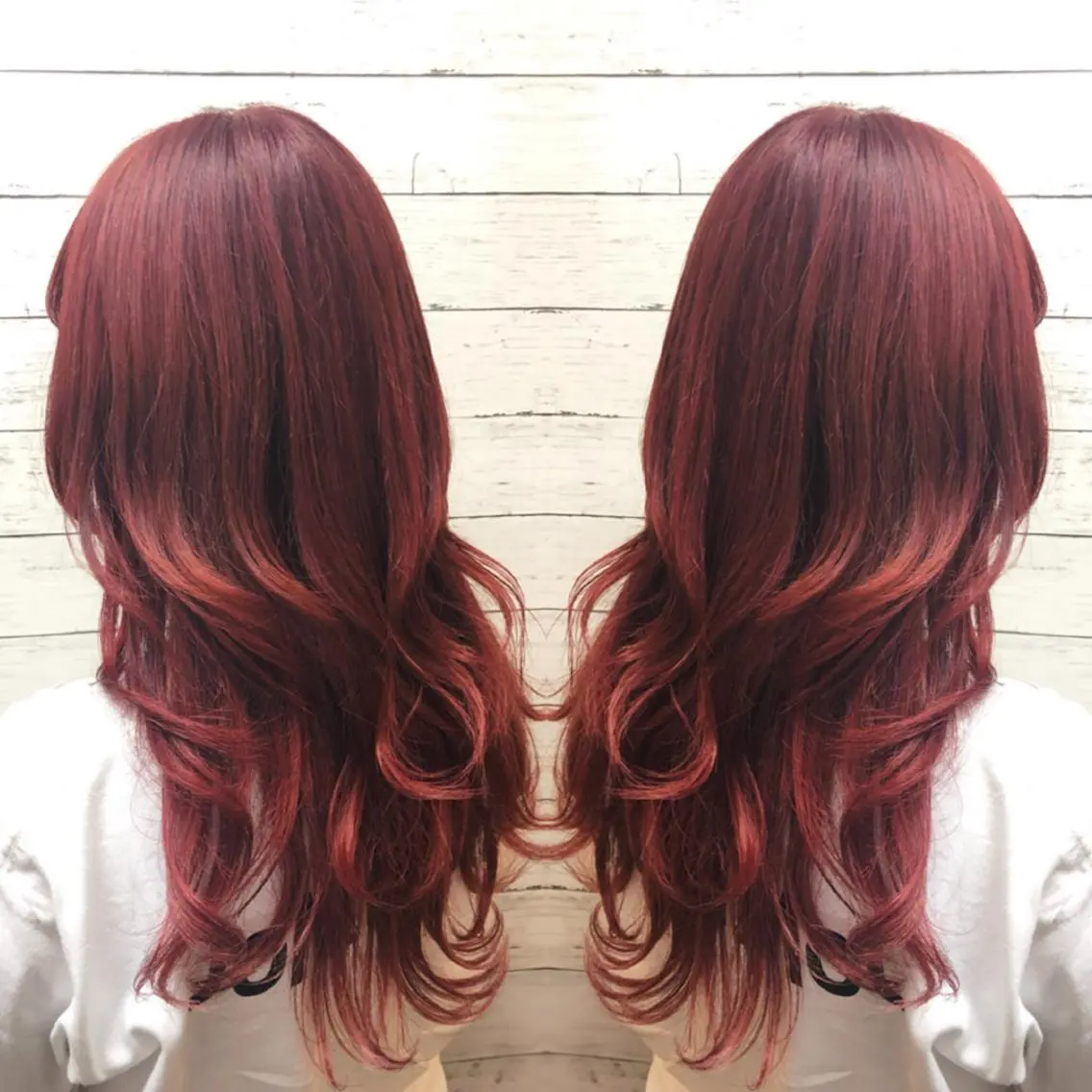 セミロング カラー ブリーチ カット エクステ ヘアセット 韓国ヘア🤍髪質改善 🇰🇷AKANEのヘアスタイル