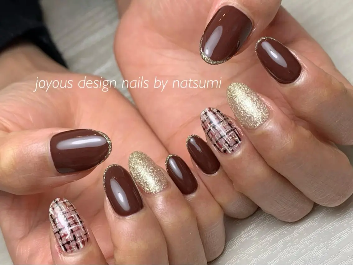 ネイル ラメ(グリッター) ハンドネイル jdn natsumiのネイルデザイン