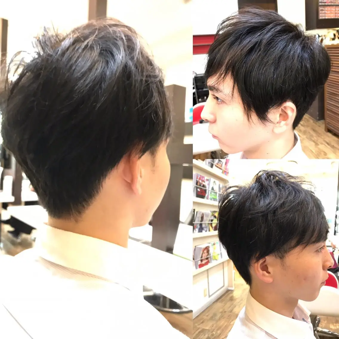 ショート メンズ ショートヘア カット 赤羽、髪質改善サロン 吉野リョウスケのヘアスタイル