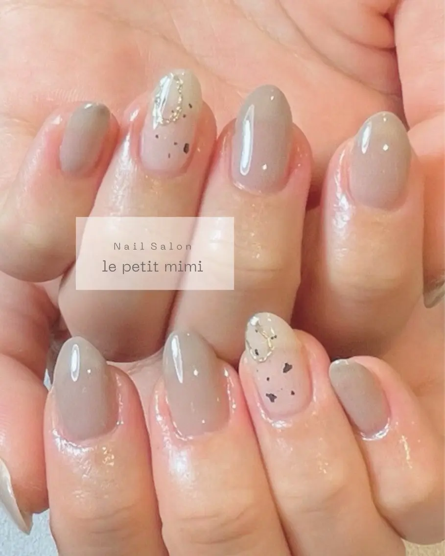 ネイル アートネイル オフィスネイル ショートネイル ハンドネイル NailSalon mimi.のネイルデザイン