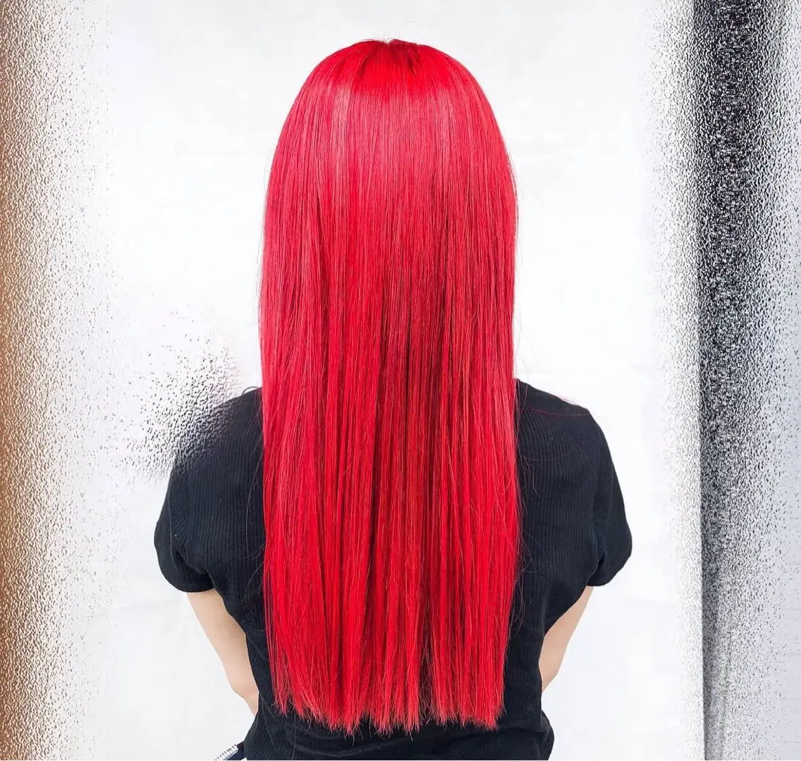 ロング カラー lore umeのヘアスタイル