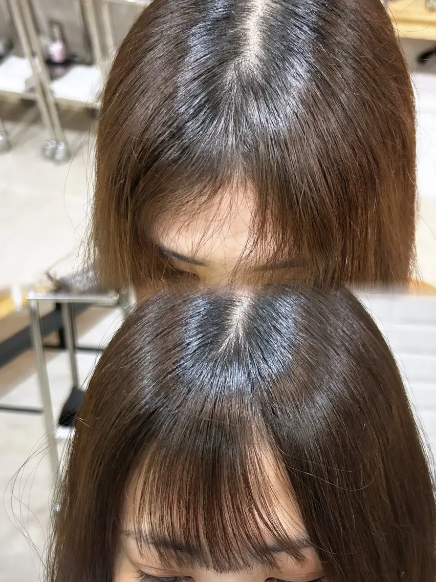 💠🅿️クロスパーマ（前髪の生え癖矯正）全体カット2stepTR ⚠︎補足説明をよくお読みになってからご予約くださいの写真