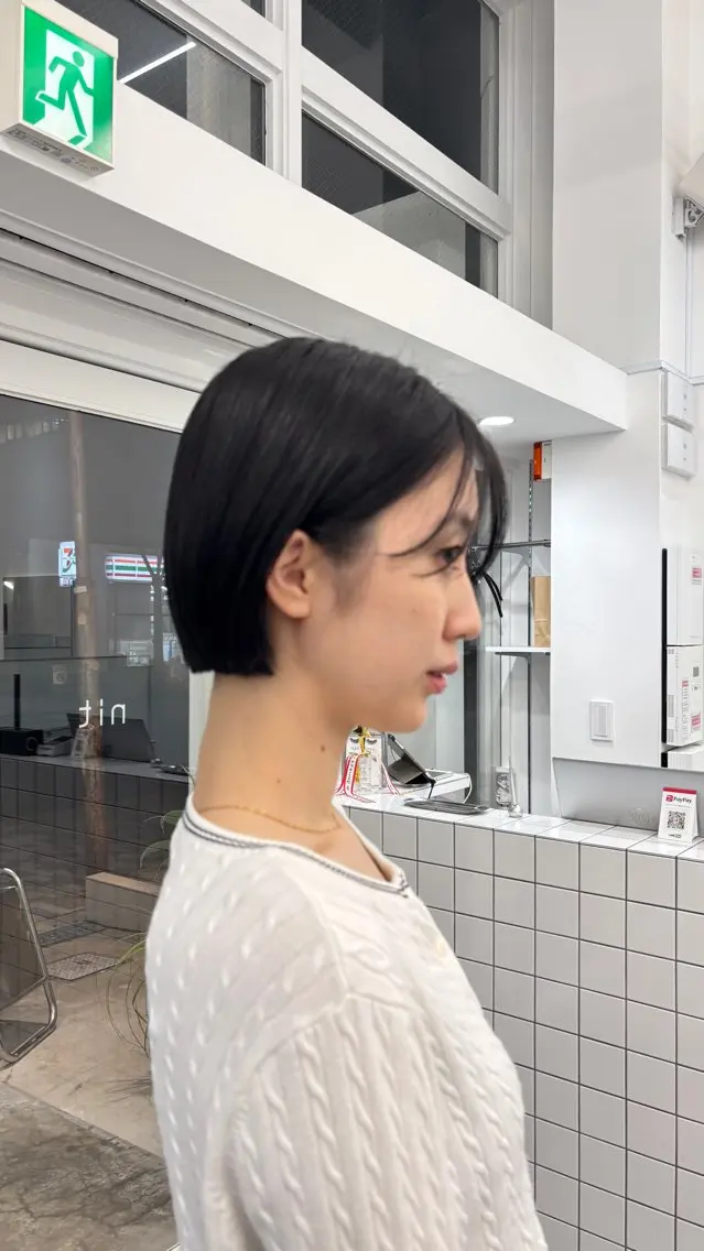 ショート ボブ トレンド🌷 ボブ　パーマ🩰のヘアスタイル