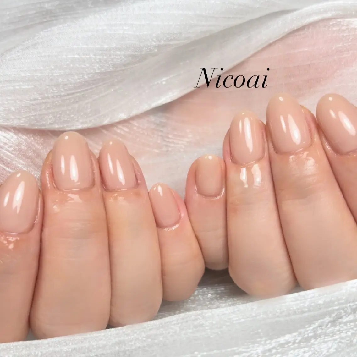ネイル ワンカラーネイル NailSalon Nicoaiのネイルデザイン