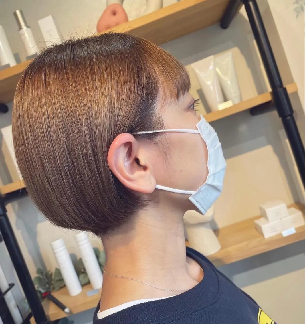 ショート 丸みショート ショートヘア トップディレクター アヤカのヘアスタイル