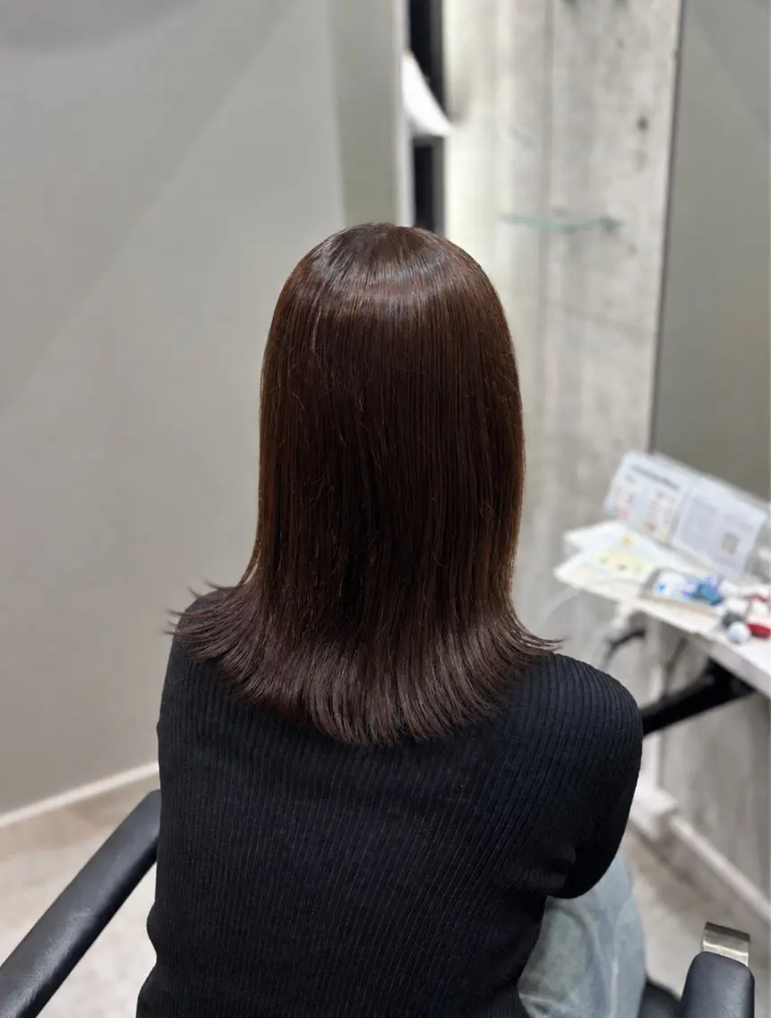 カラー ブラウンカラー ヘアカラー ふうか 天六/天満/中崎町のヘアスタイル