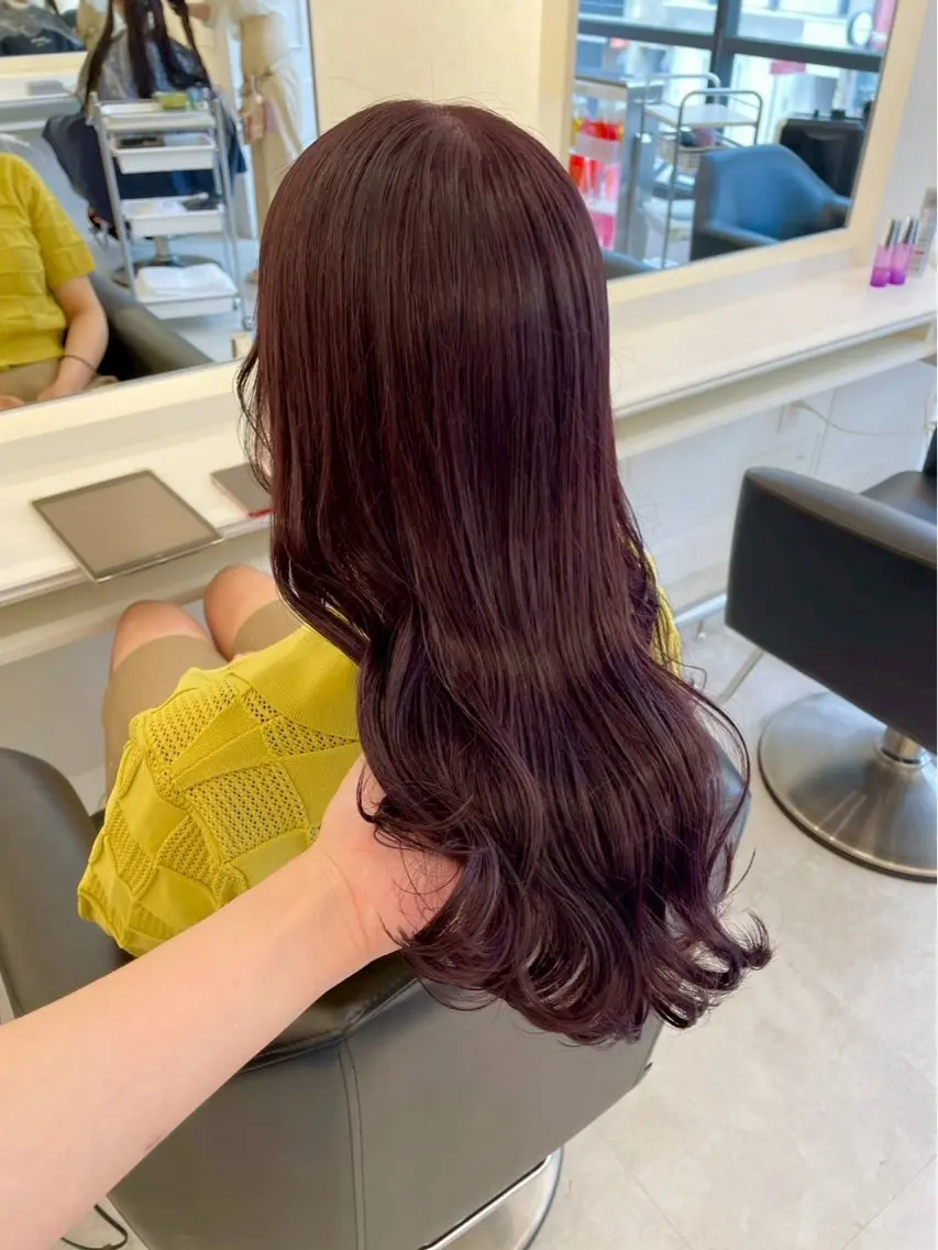ロング カラー ヘアカラー ParveMix ♡白神みやびのヘアスタイル