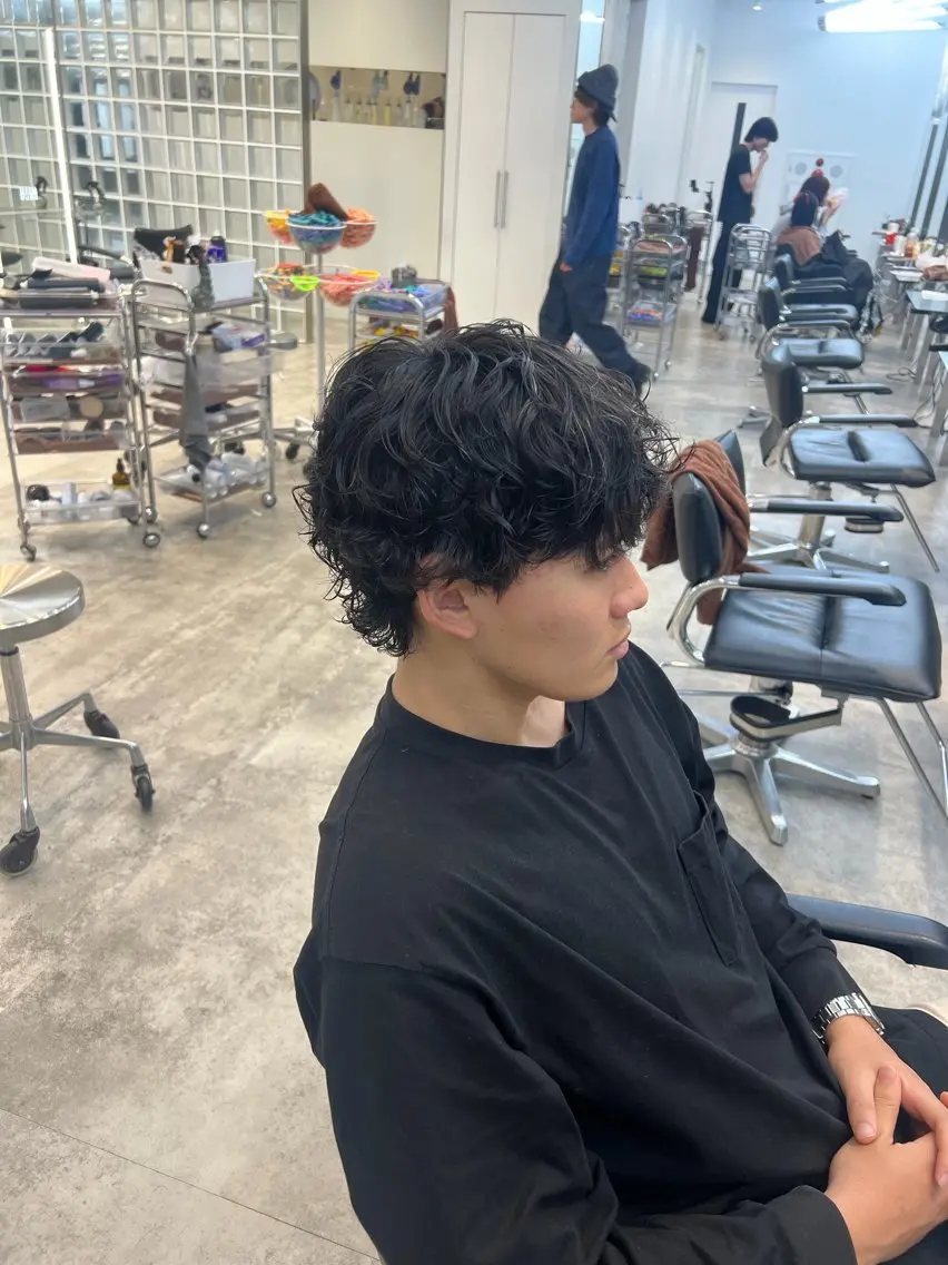 パーマ メンズ fifth PARK HINATAのヘアスタイル