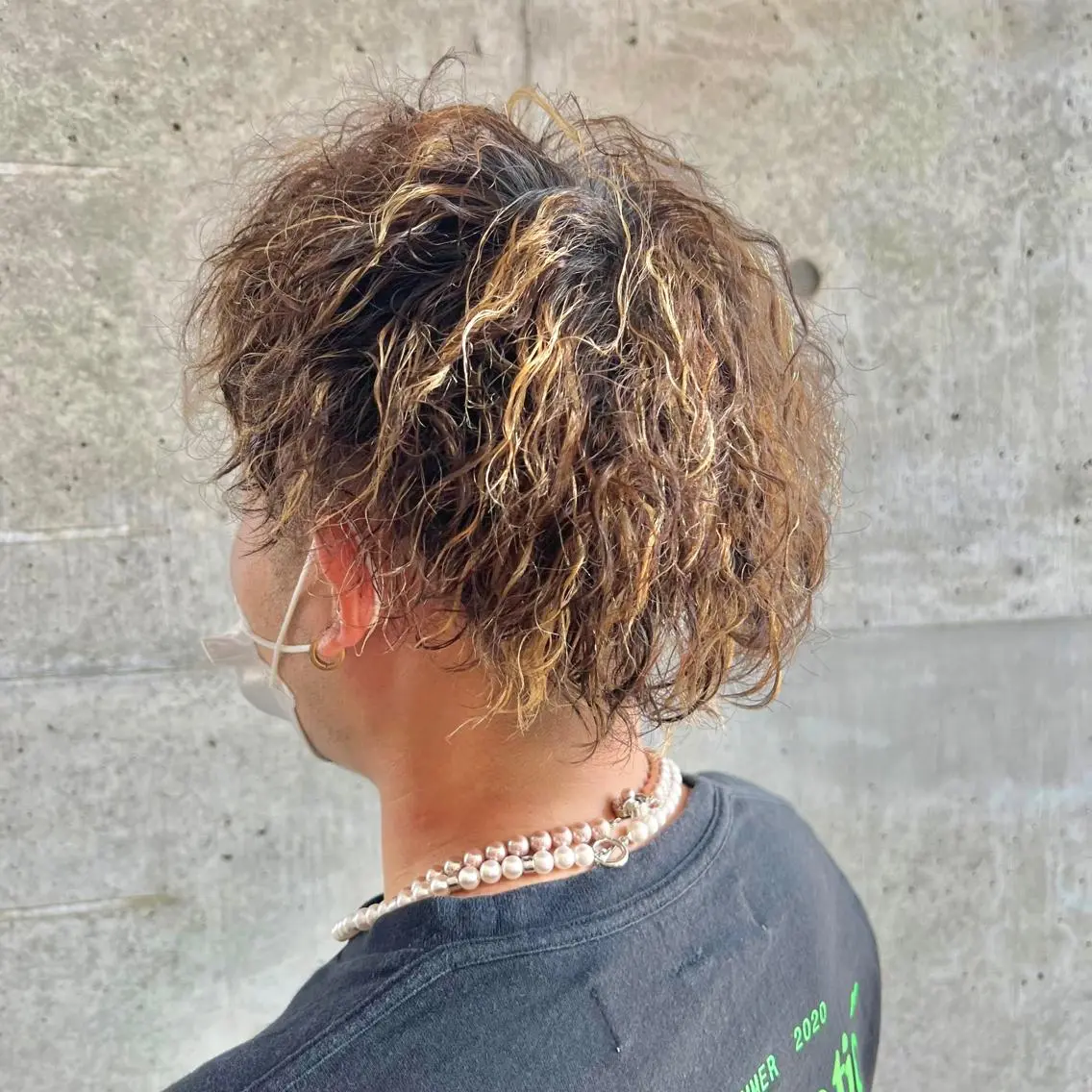 パーマ メンズ カット パーマ おおつか せいやのヘアスタイル