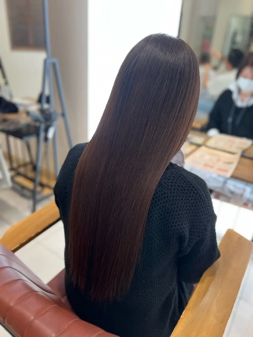 ロング カラー ヘアカラー トリートメント 髪質改善カラーリスト /根本雄貴のヘアスタイル