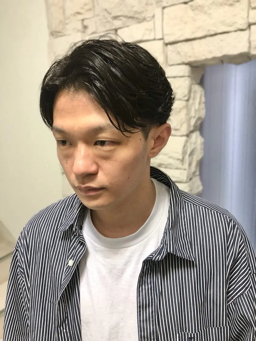 パーマ ヘアアレンジ メンズ カット パーマ トリートメント ヘアセット メンズ特化✂️栗原 侑也のヘアスタイル