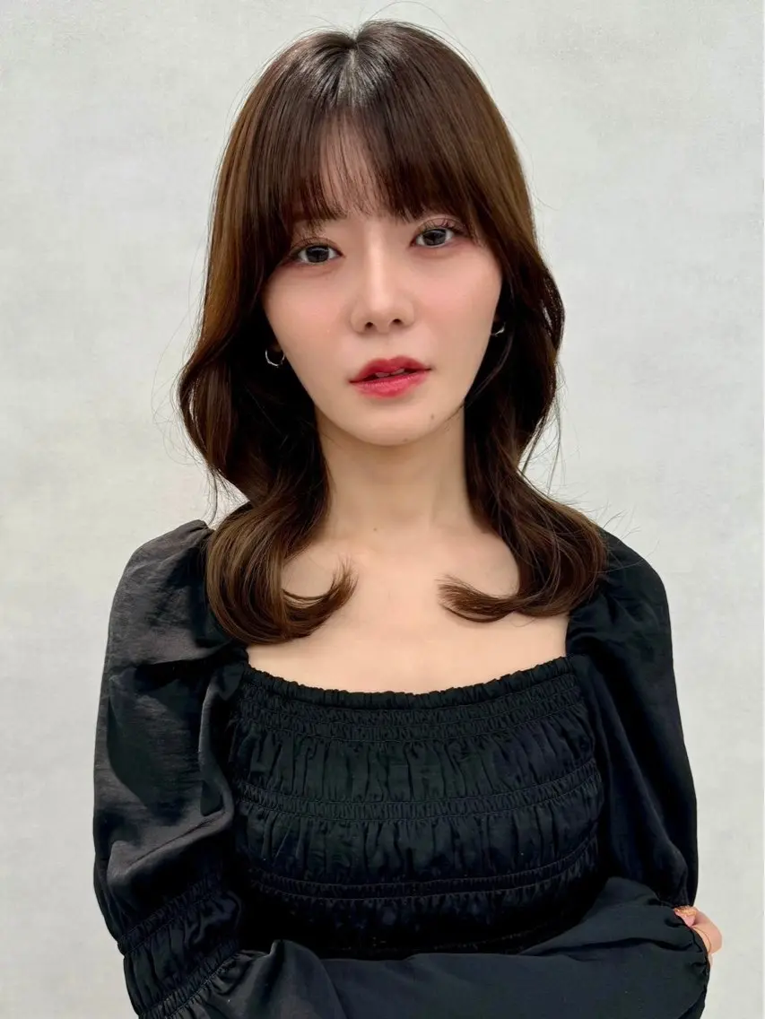 ロング 🫧韓国レイヤー🫧 山本 侑平のヘアスタイル