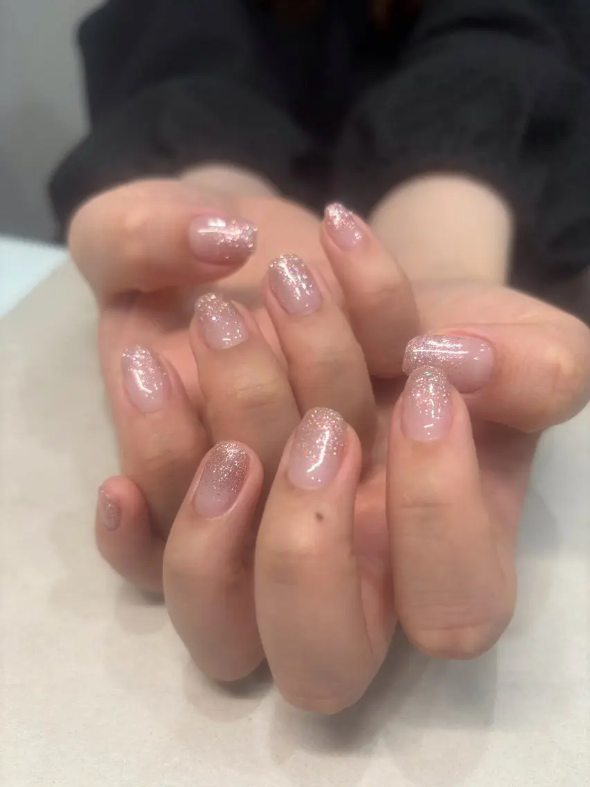『ハンド』ラメグラデーションの写真