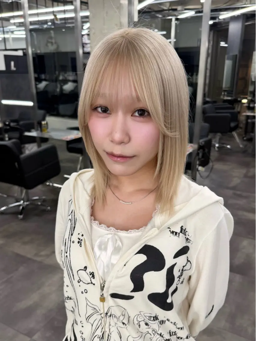 ミディアム ヘアカラー トリートメント NENE/GARTE 代官山/渋谷のヘアスタイル