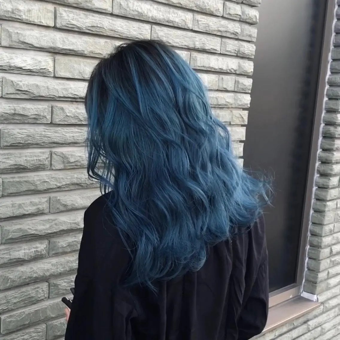 セミロング カラー ヘアアレンジ バレイヤージュ デザインカラー ハイライトカラー 外国人風カラー ハイライト アンドウ ユウ/ レイヤーカット/韓国のヘアスタイル