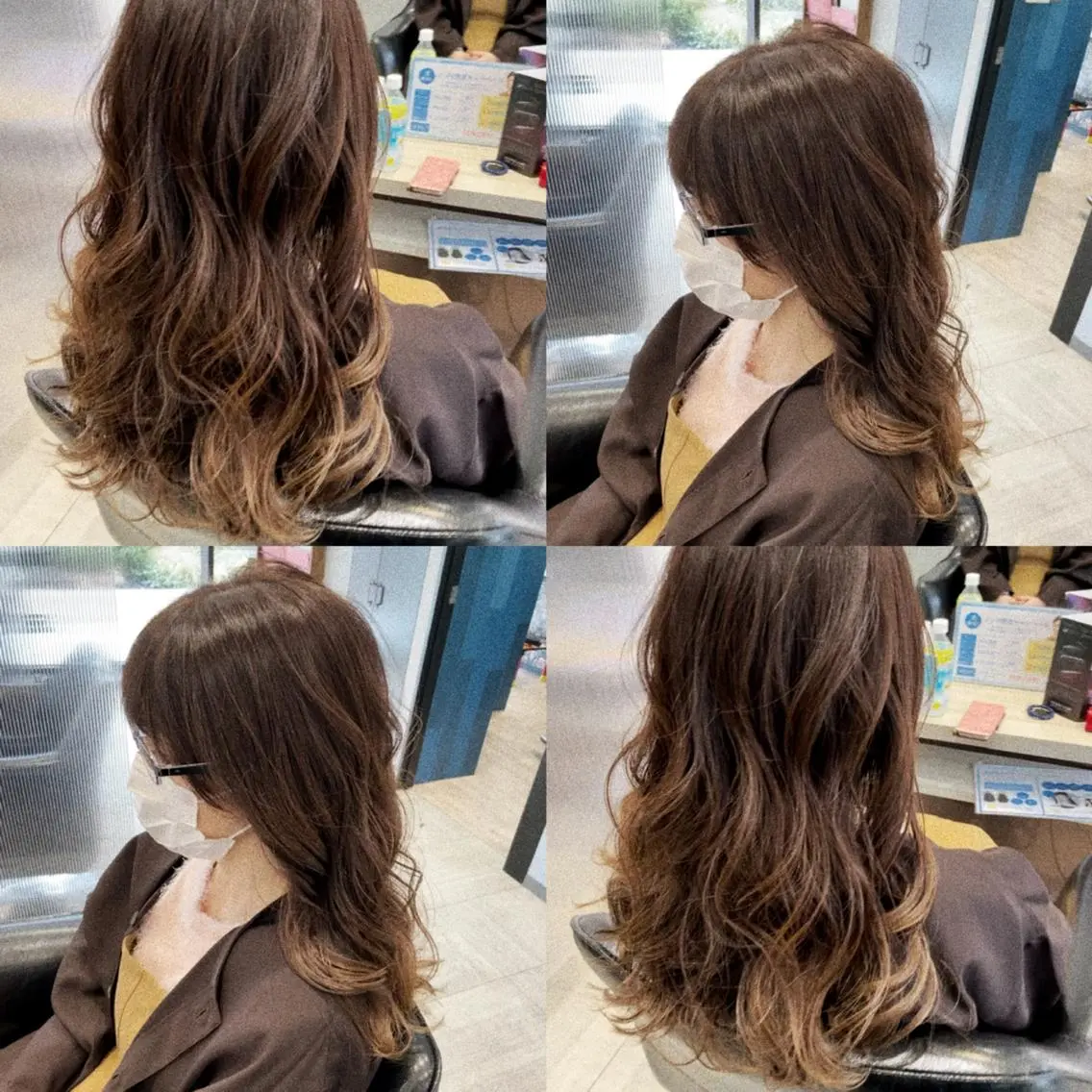ロング カラー カット ヘアカラー トリートメント メンズカット タノクラのヘアスタイル