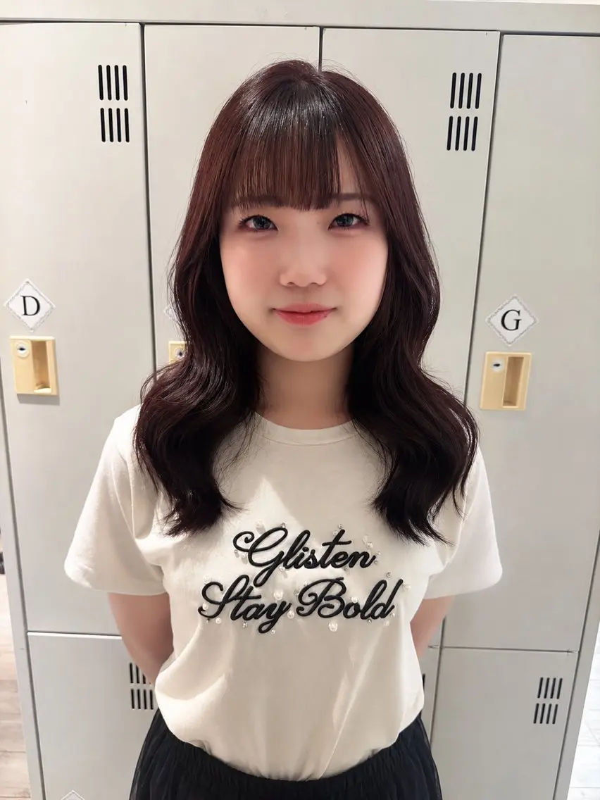 ロング ピンクラベンダー カット ヘアカラー chou-chou / Kiraのヘアスタイル
