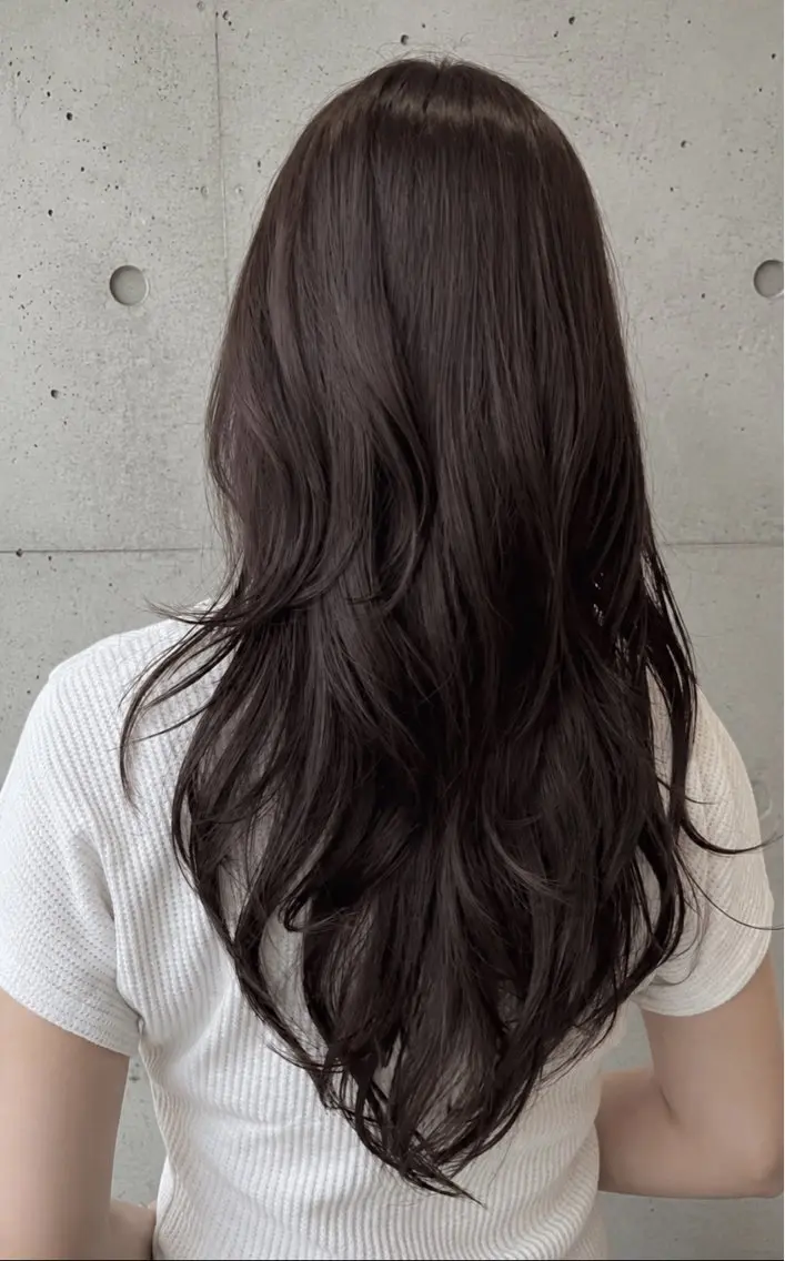 セミロング カラー ヘアアレンジ カット ヘアカラー トリートメント 🌫️大人韓国ヘア 🌫️naoyaのヘアスタイル