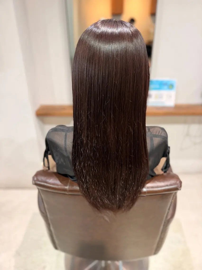 ロング ヘアカラー 手話/耳が聞こえない 🦻🏻/山本しずほのヘアスタイル