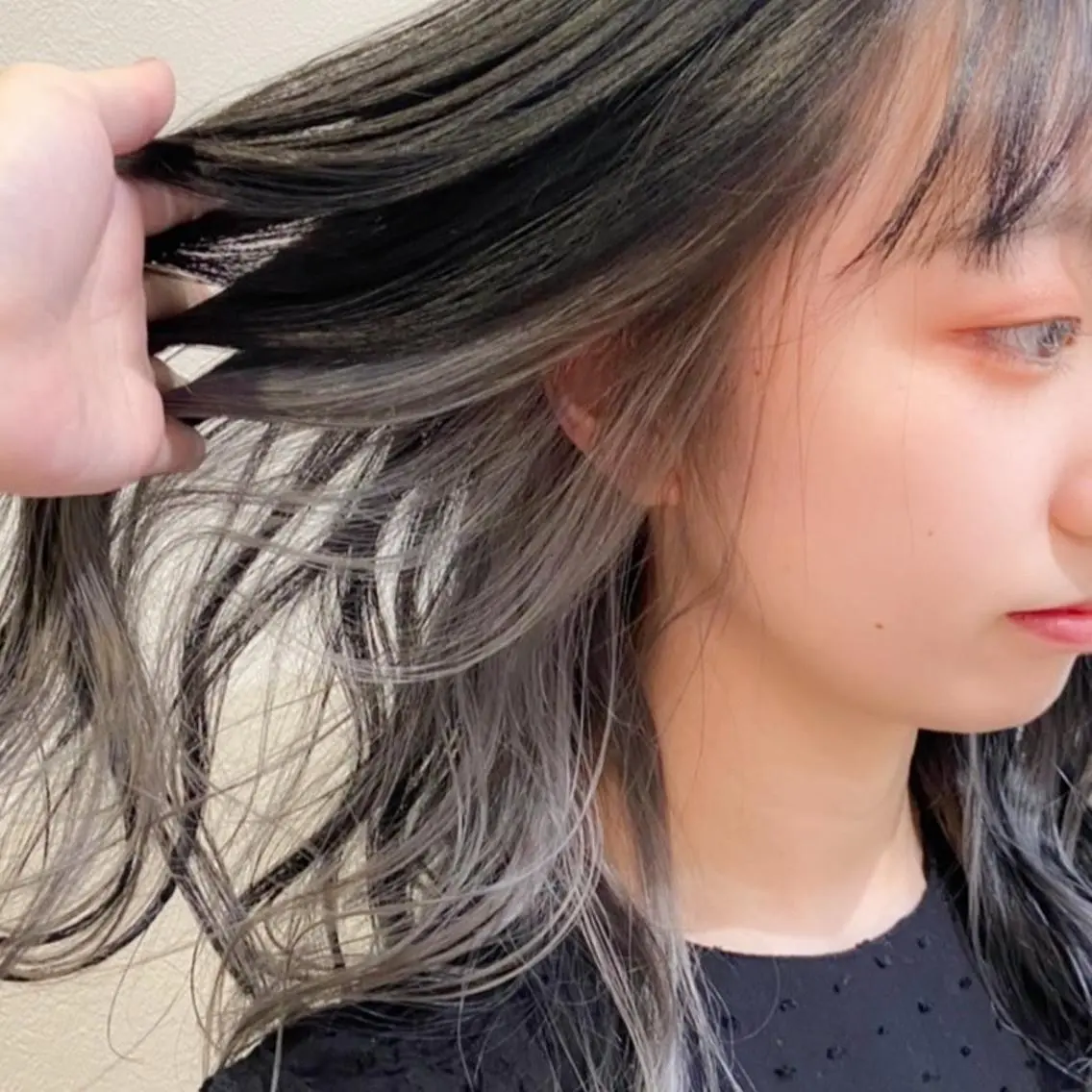 【インナーカラー】カットフルカラーインナーカラー20790→13000 カット込の写真