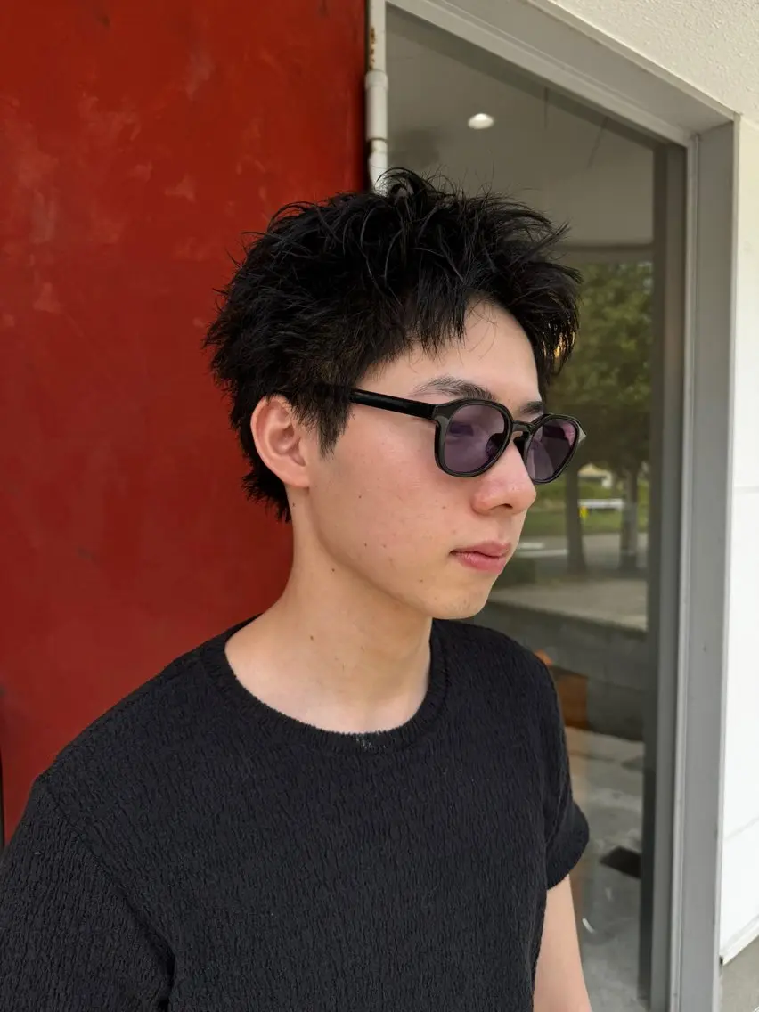 メンズ スパイキーショート カット ヤハタ ダイキのヘアスタイル
