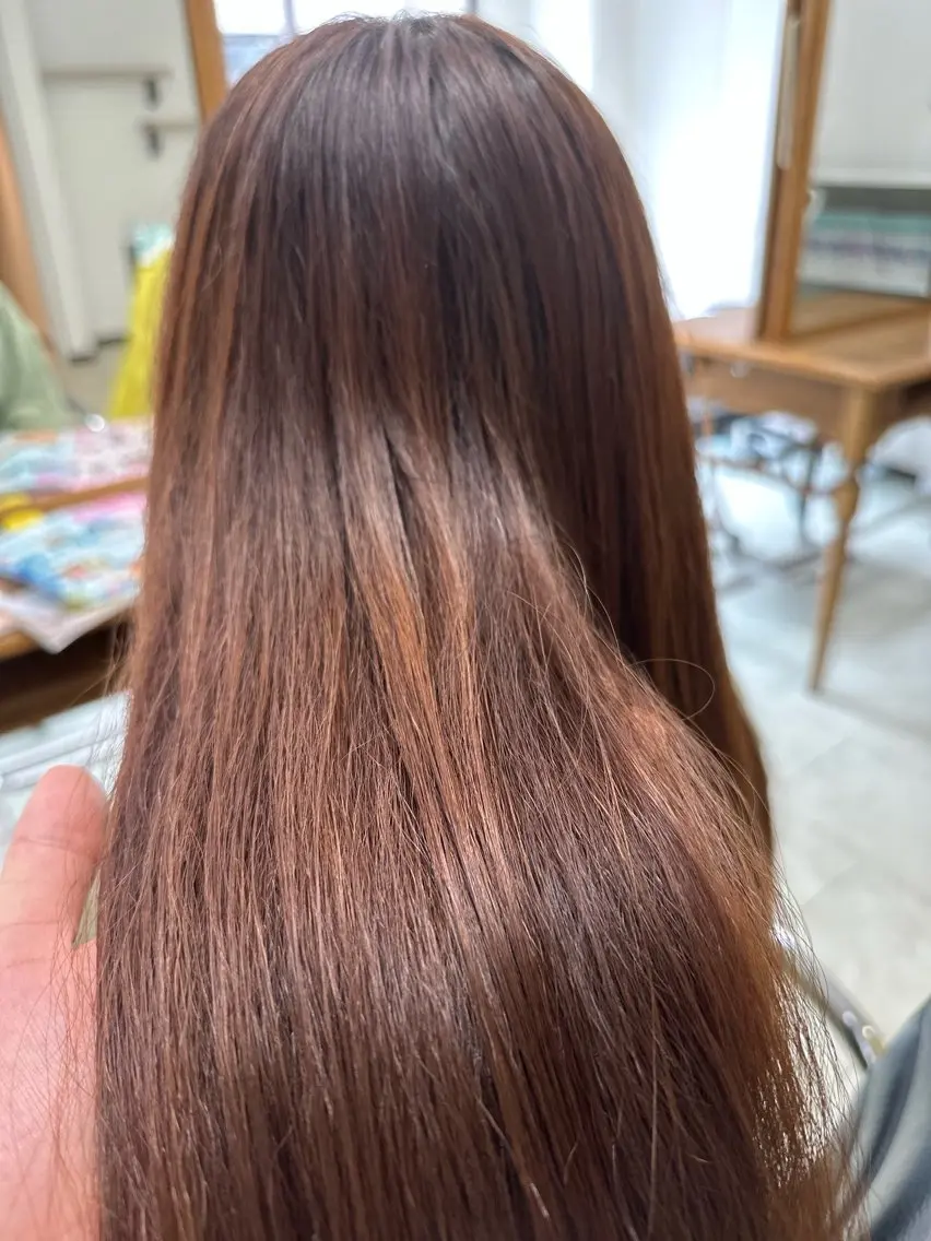 カット & 縮毛矯正の写真