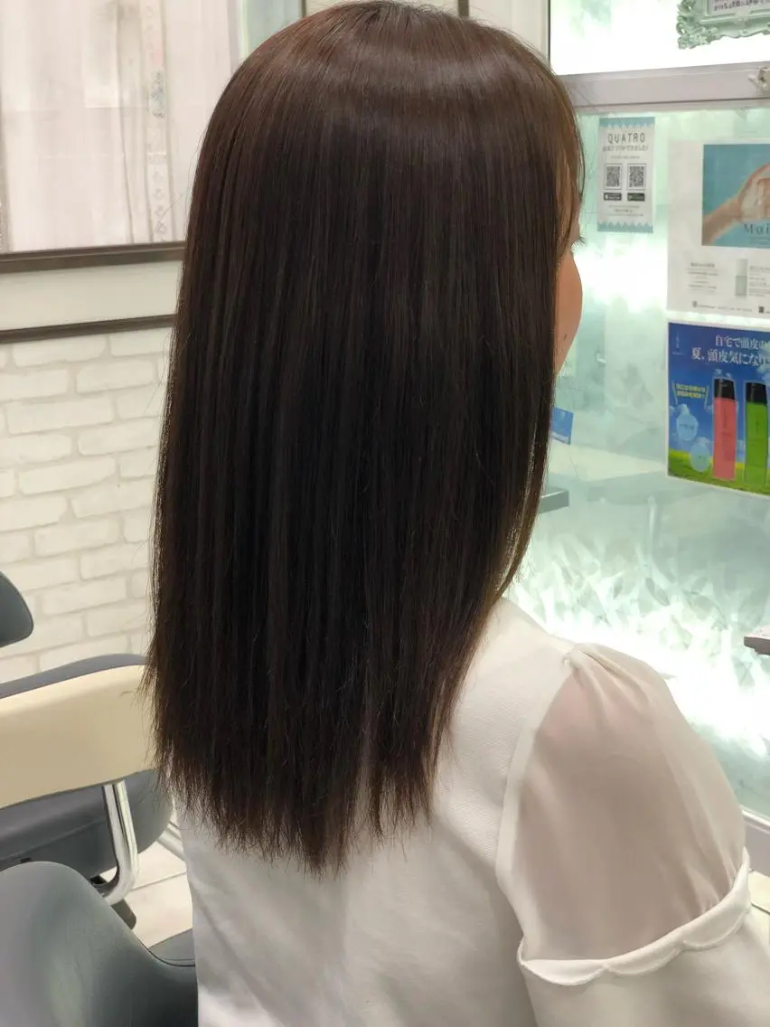 縮毛矯正&COTA生トリートメント＋ディレクターカットの写真