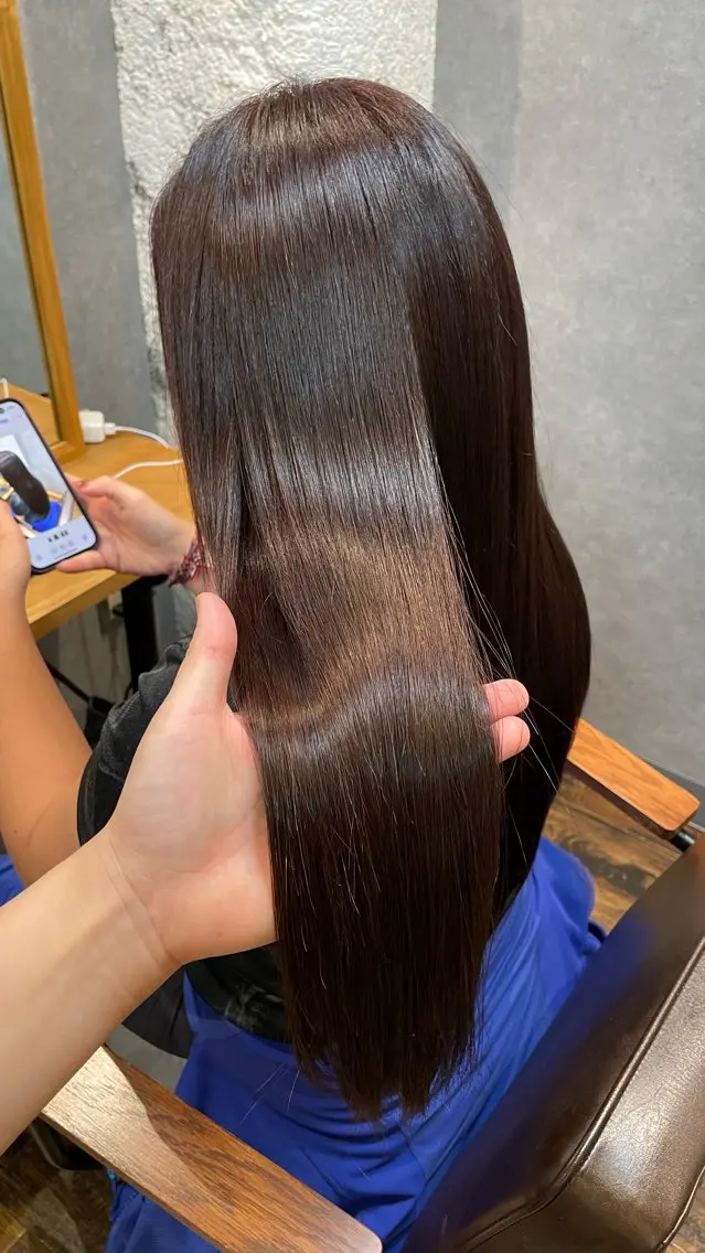ロング カラー 髪質改善 トリートメント ツヤ美髪💐 髪質改善/高山愛来のヘアスタイル
