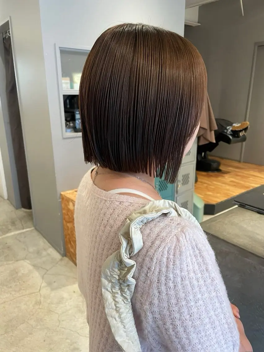 ショート ボブ 髪質改善 川口 雄大のヘアスタイル