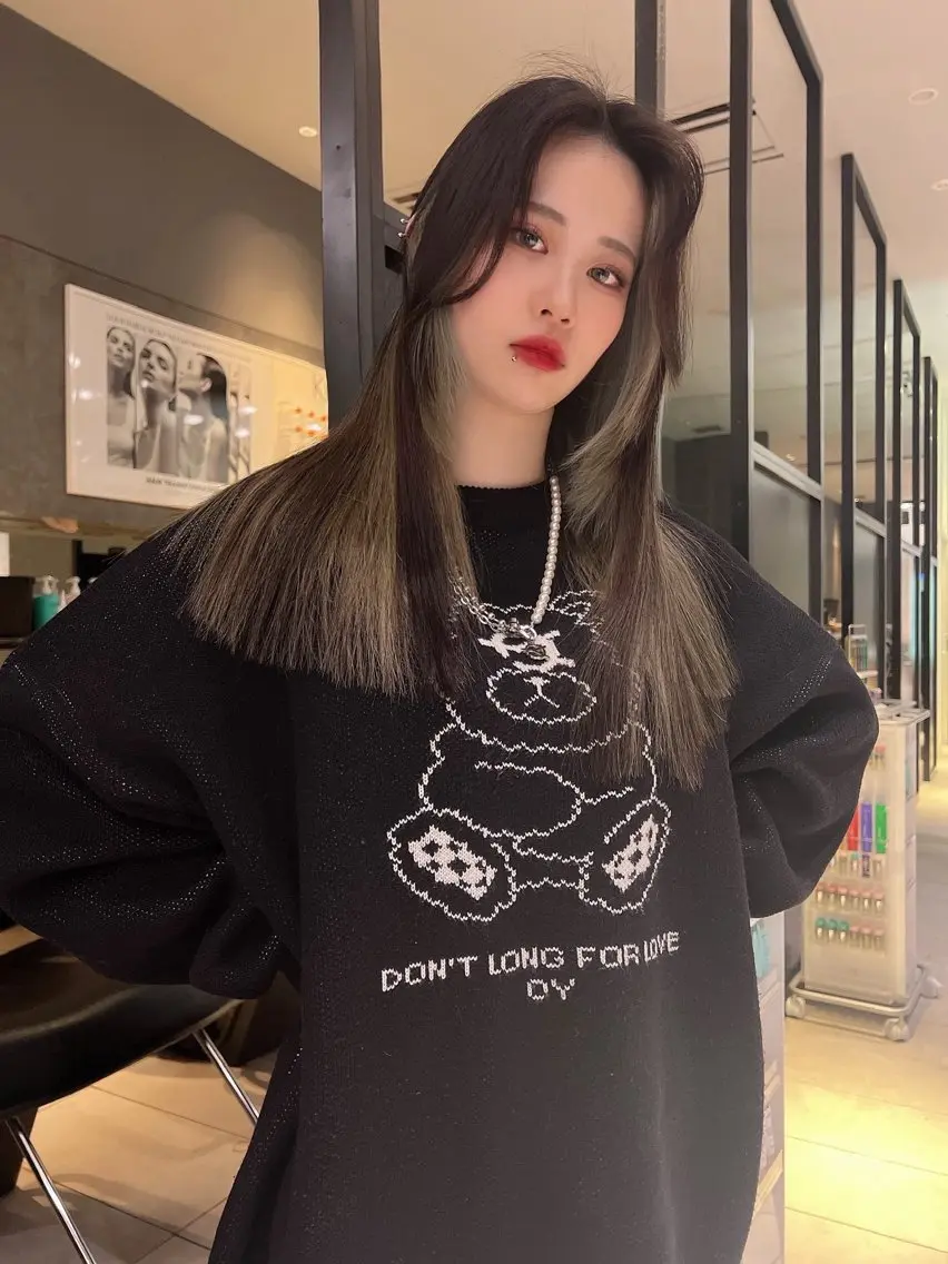 ロング 銀座/韓国/ワンホン 🤍艶髪🖤nahoのヘアスタイル