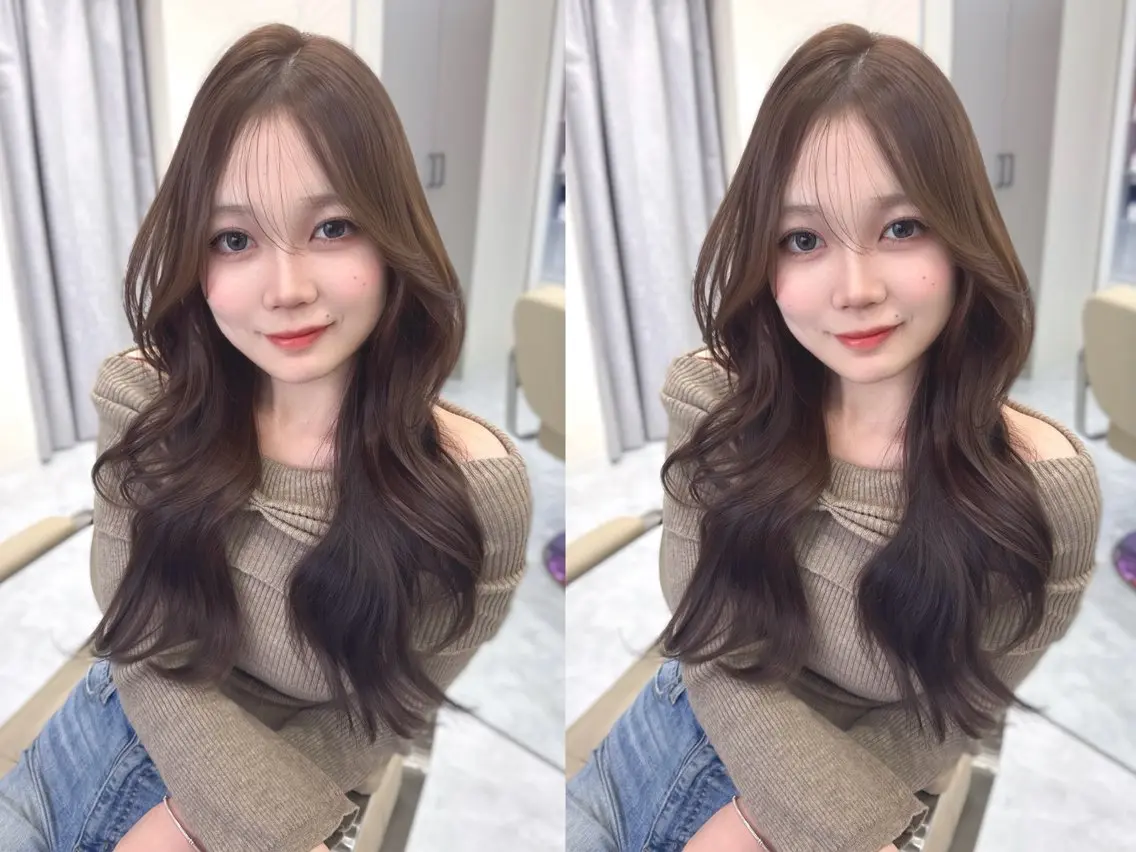 【業界最先端カラー】カット+前処理TR付きプレミアムケアカラーの写真