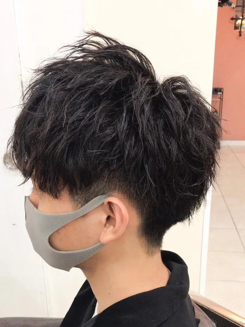 『ご新規様限定』 ✂︎メンズカット/ポイントパーマ（ハチ上、トップ）（所要時間1.5時間​〜​）　ニュアンスパーマの写真