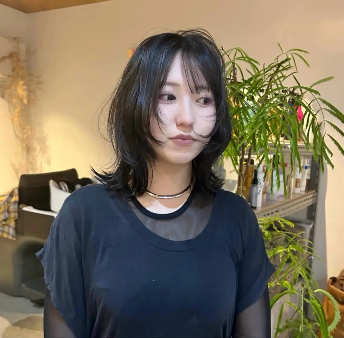 ミディアム カラー 透明感カラー hinano 似合わせ/柔らか🫧のヘアスタイル