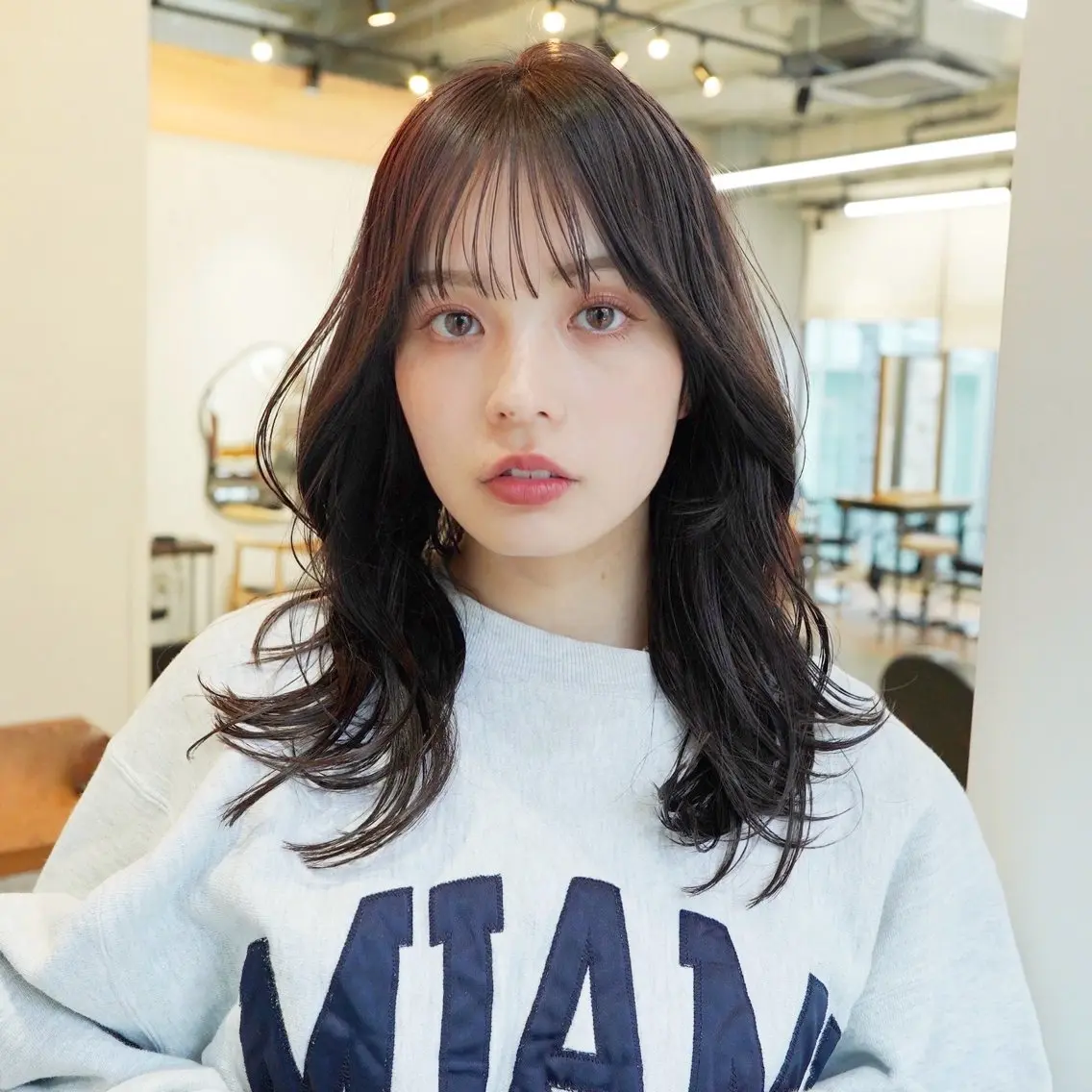 セミロング カラー ベージュカラー ブラウンカラー ブラウンベージュ ショコラベージュ ショコラブラウン カット ヘアカラー shun 原宿/表参道のヘアスタイル