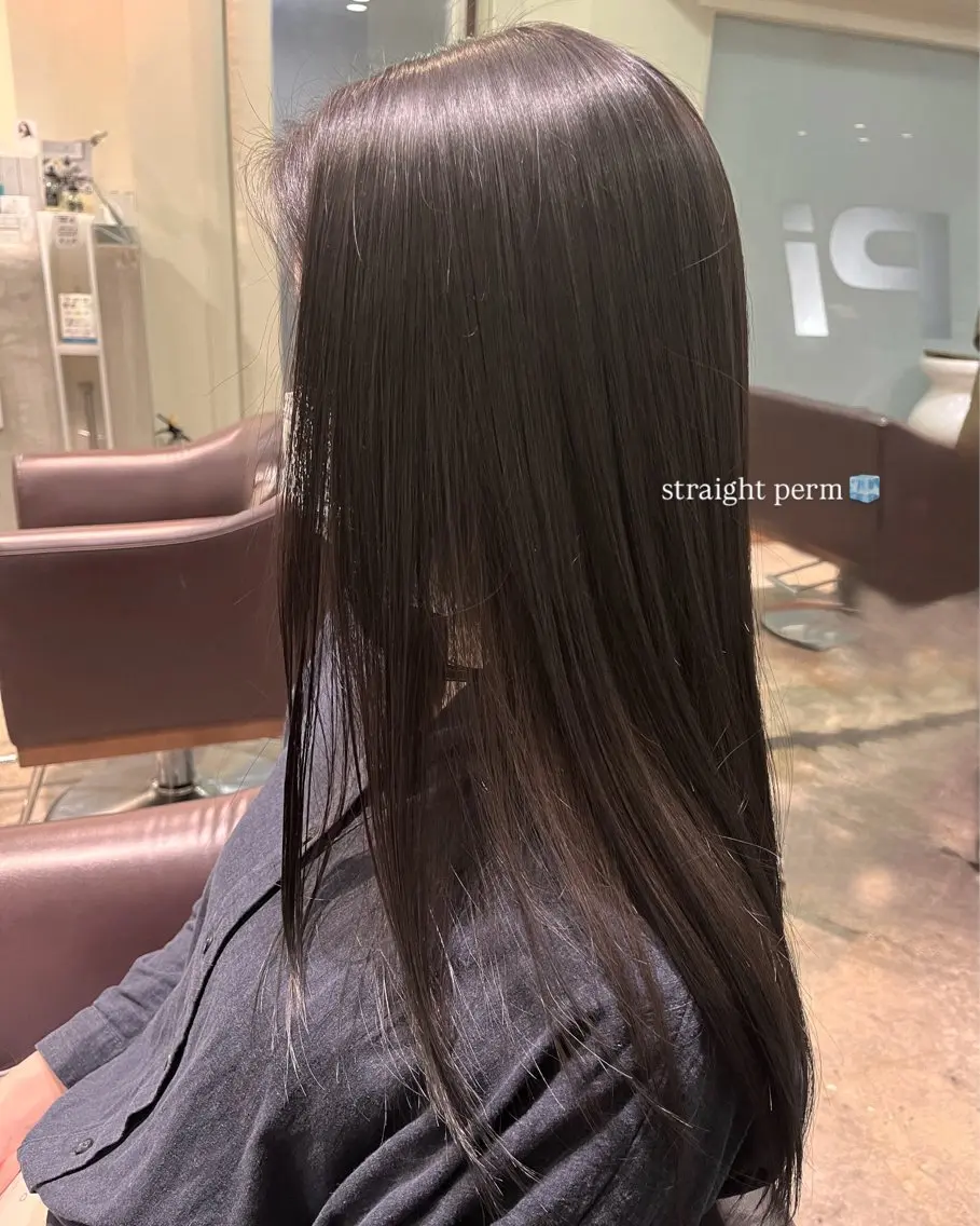 パーマ ストレートパーマ 酒井 陽南乃のヘアスタイル