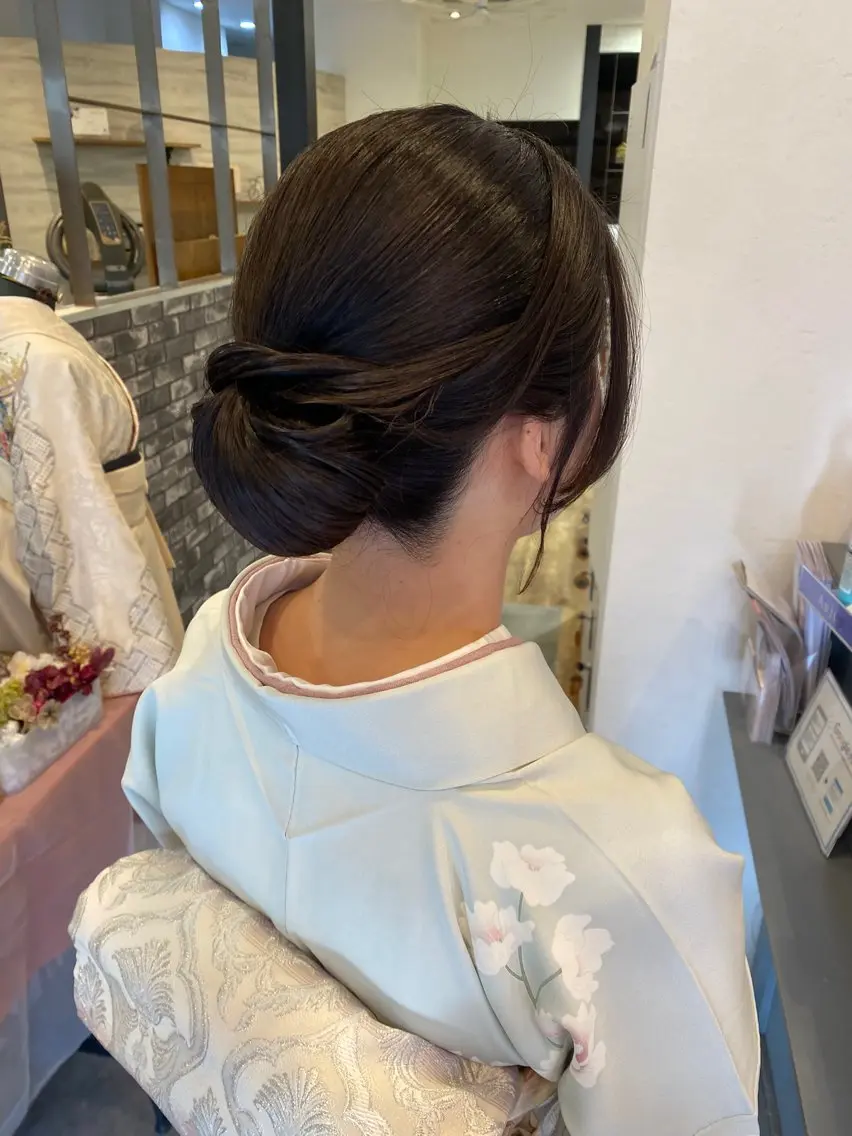着付け mo moのヘアスタイル