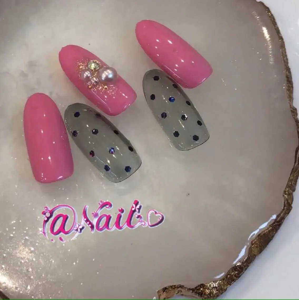 ネイル ネイルチップ 小尾 栞のネイルデザイン