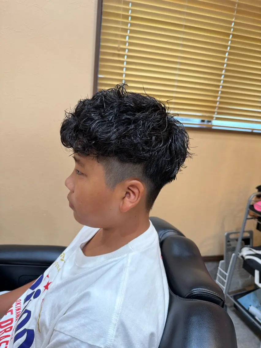 ショート カット パーマ 河島 裕樹のヘアスタイル
