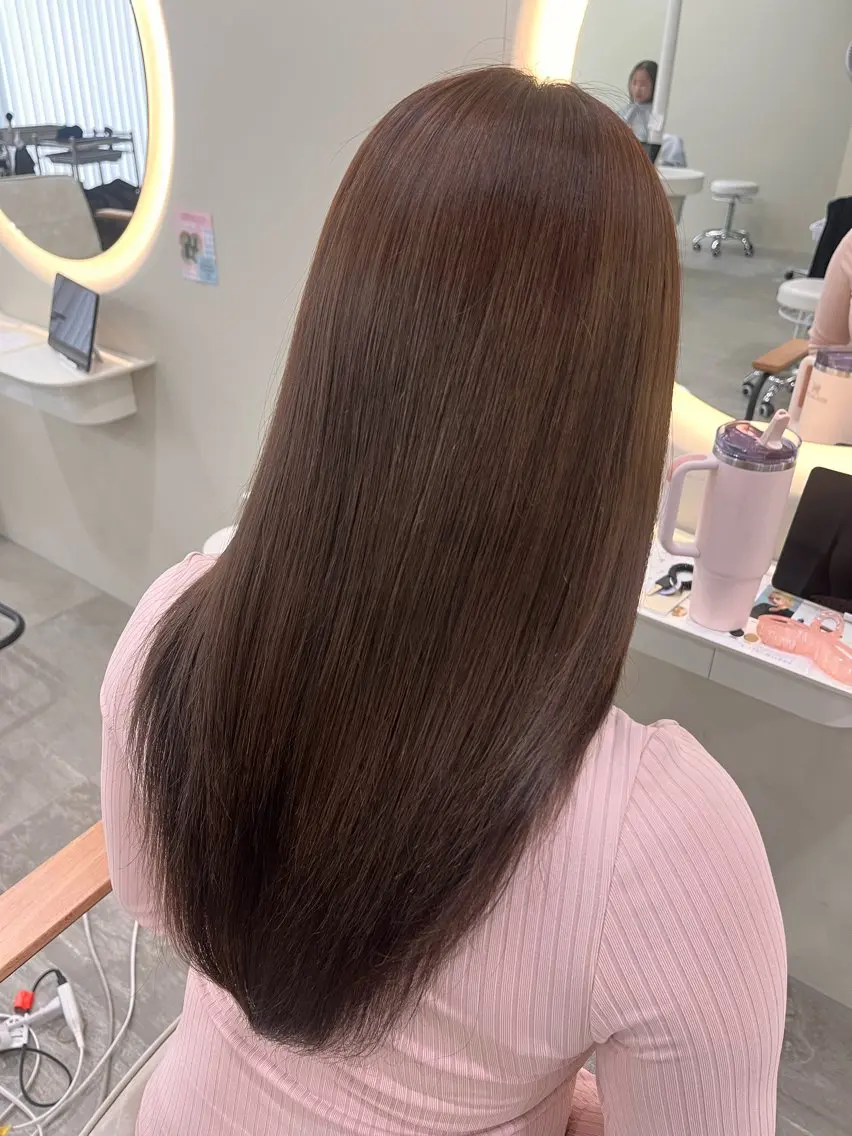セミロング カラー haruhi/艶髪 ☀️透明感カラーのヘアスタイル