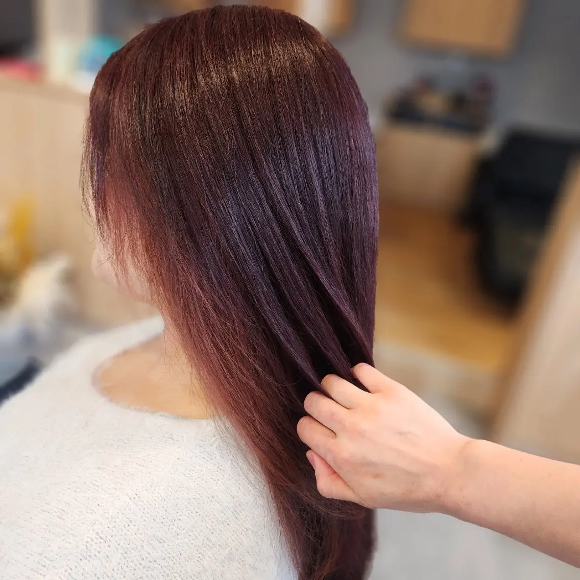 カラー インナーカラー シールエクステ🎀 ホシノ🕒ユウカのヘアスタイル