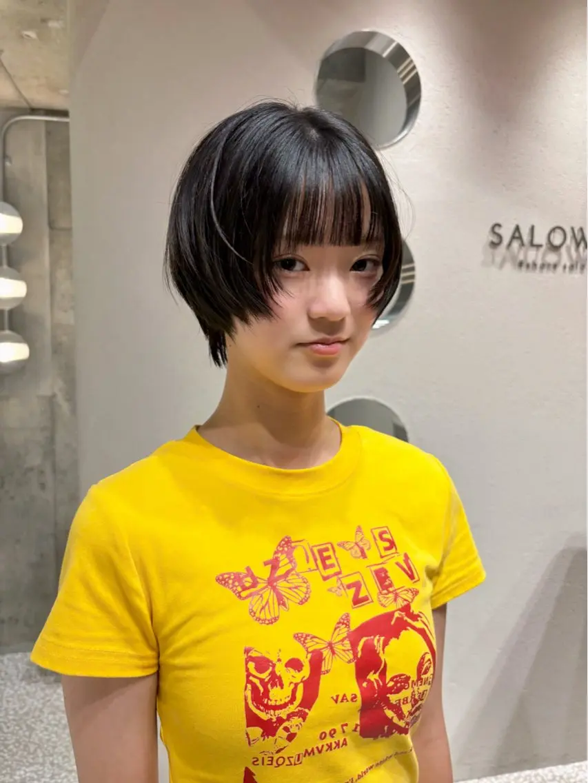 ショート ショートレイヤー 顔周りカット レイヤーカット 似合わせカット ショートヘア カット 大卒フリーランス 美容師☆ぬくいせいなのヘアスタイル