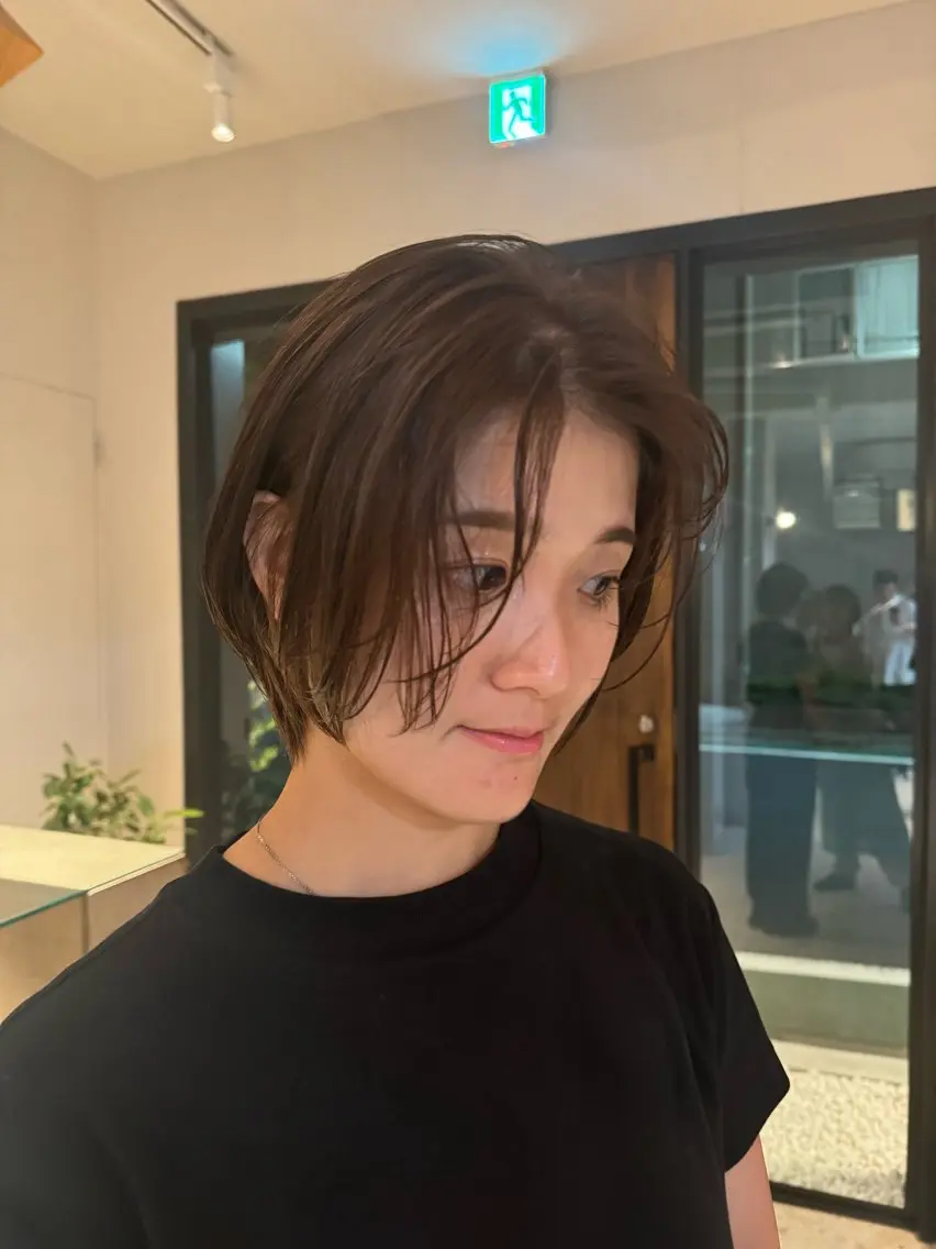 ショート カラー 長谷川 優光のヘアスタイル