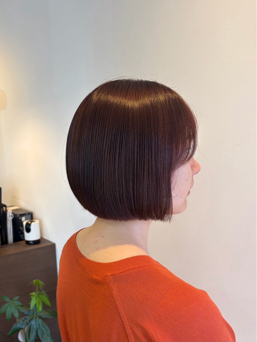 ショート ボブ カット ヘアカラー 金岡 碧のヘアスタイル