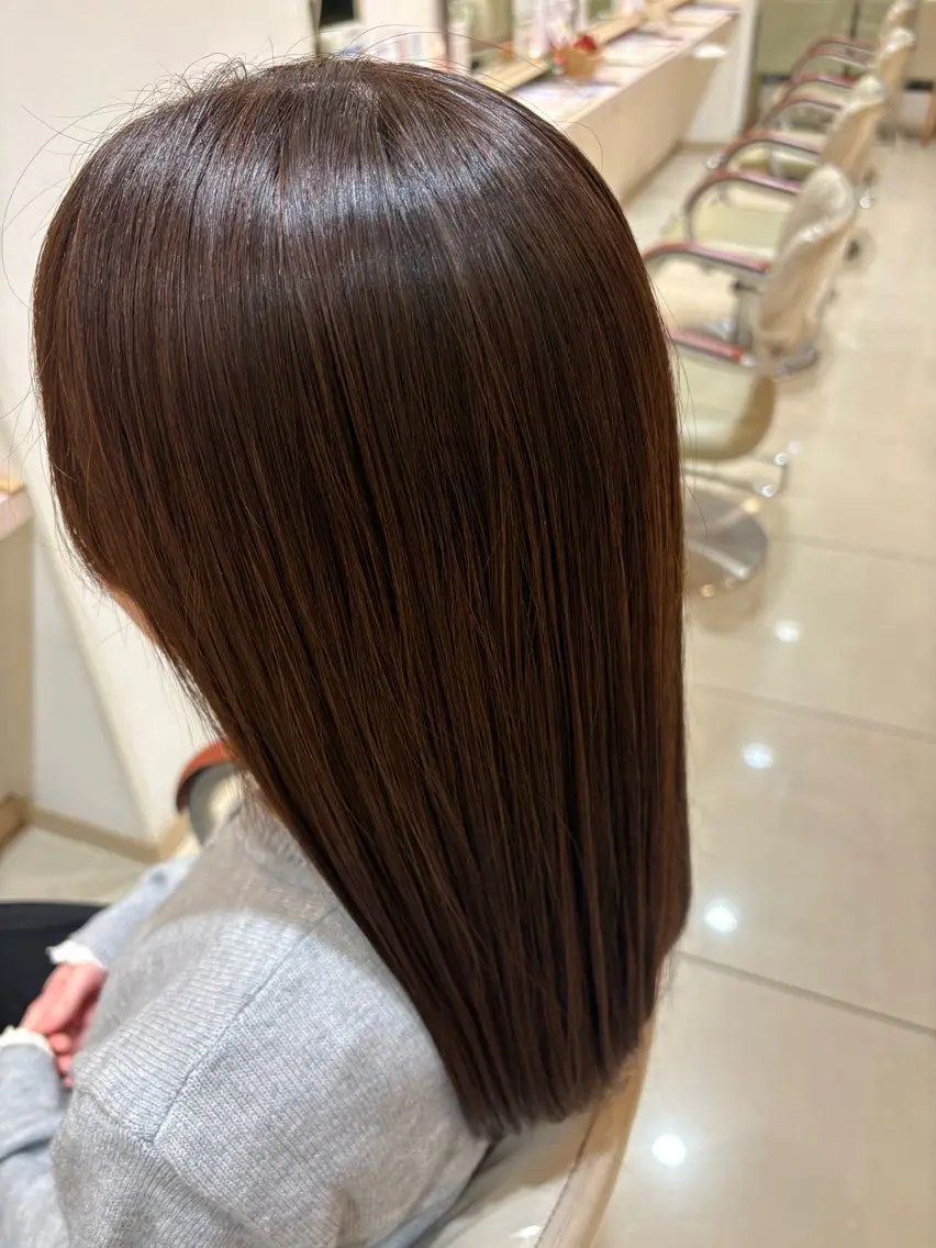 パーマ 縮毛矯正 平良 美琴のヘアスタイル