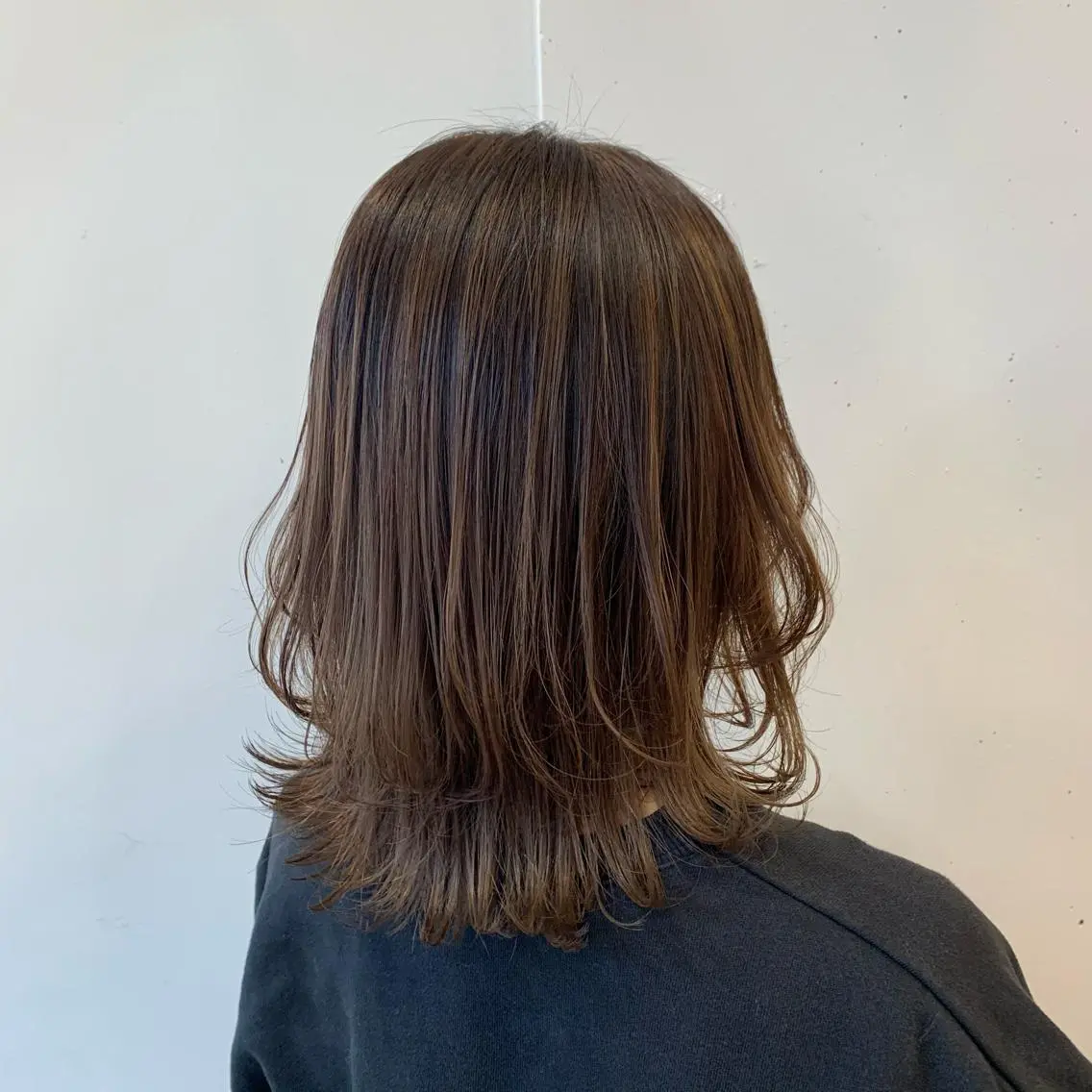 ミディアム まろやかカラー🤎 みなとまほのヘアスタイル