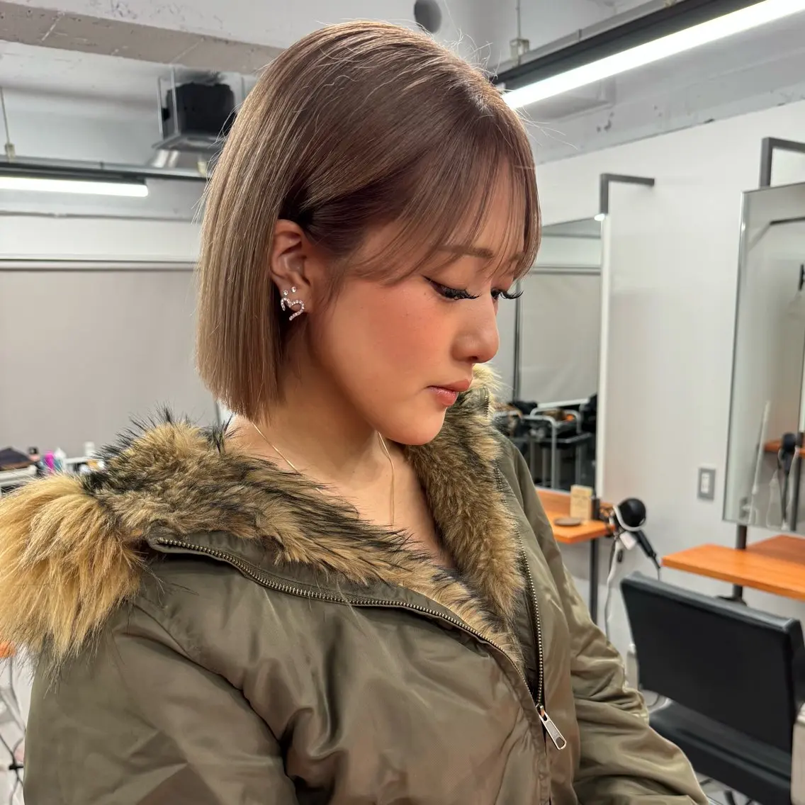 前髪・顔まわりカット＋オージュアトリートメントの写真