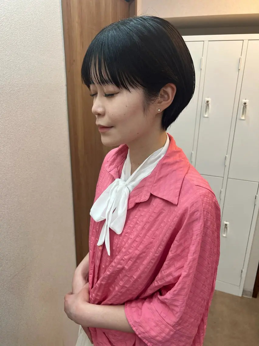 ショート カラー グレージュ くびれヘア ショートヘア 🧡YUU💚艶抜群 カラー✨/905号室のヘアスタイル