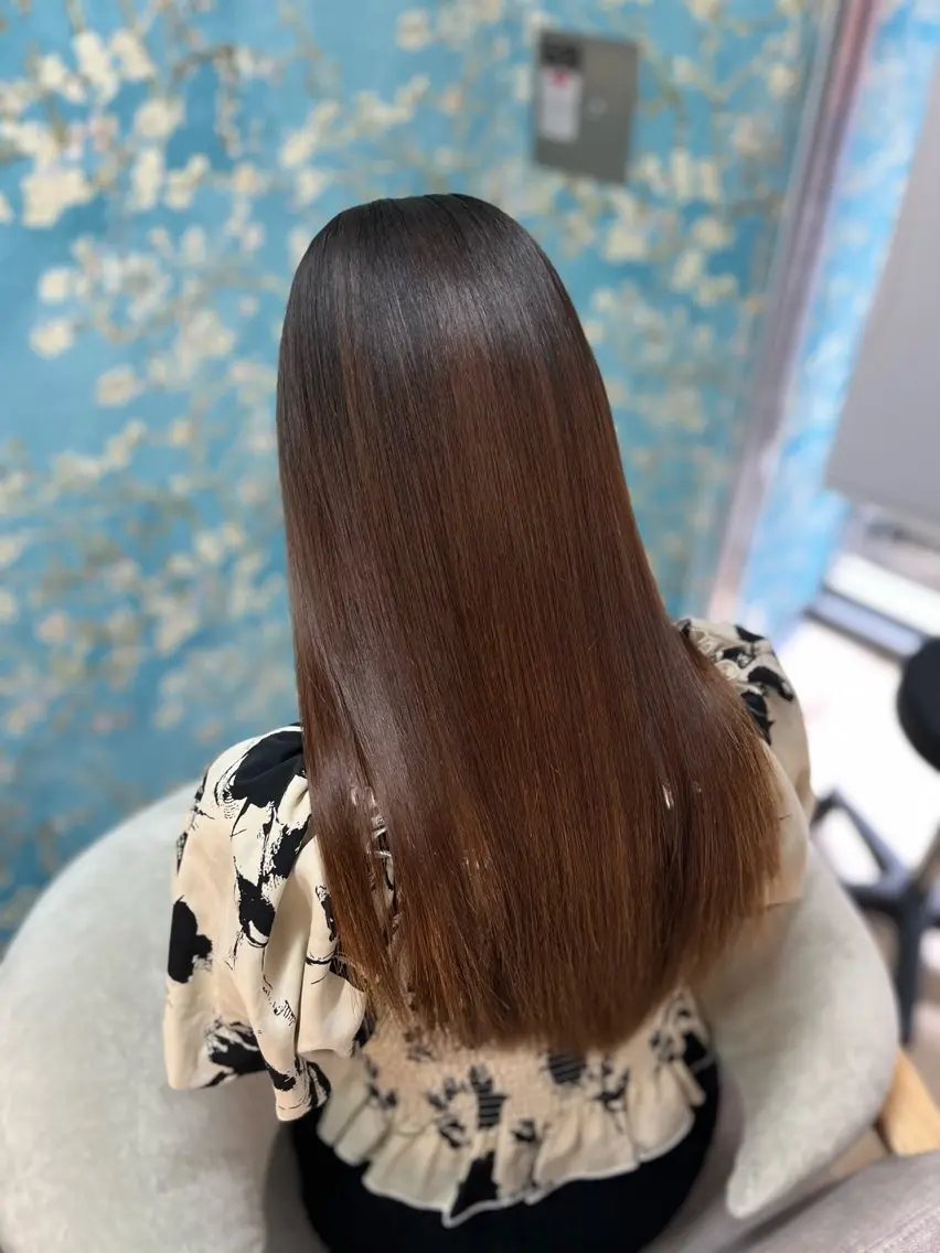 ロング カット トリートメント ECLART 横浜 井口聖也のヘアスタイル