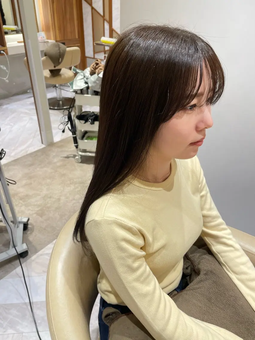 ロング ヘアカラー トリートメント レディースショート 💥向川拓身💥のヘアスタイル