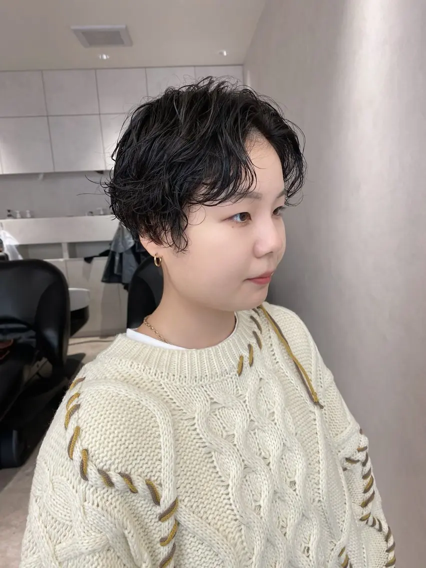 ショート カラー パーマ カット ヘアカラー パーマ トリートメント 美髪❣️縮毛矯正/ 髪質改善✨/山本のヘアスタイル